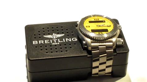 breitling emergency test button|Breitling emergency satellite.